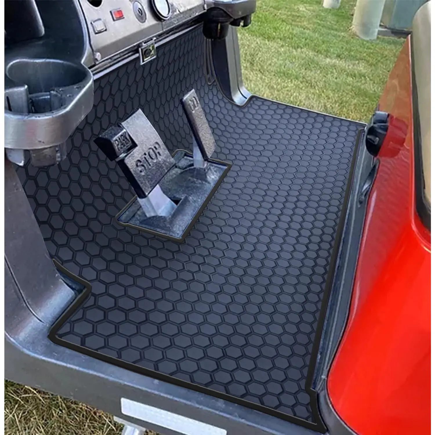 Golf Cart Floor Liner Mat Full Coverage Custom Fit for 2 and 2+2 Club  Models Precedent 2004-UP/Onward & Tempo (2017-UP)/Villager & V4L (2019-UP