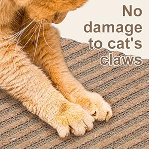 Natural Cork-Cat Scratch mat-Cat Scratch Pad Rug-cat Couch Protector-Scratch Furniture Protector for Post/Sofa/Floor-Wall Scratchers for Indoor-Carpets Scratching-Stretching- Kitty Gifts-Brown