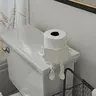 Fun Toilet Paper Holder Dispenser for Bathroom, Toilet Paper Storage, Artistic Design with Movable Joints, Ideal for Home and Office Restrooms, Bathroom Decor, Bathroom Accessory, Tissue Dispenser, Toilet Paper Organizer, Plastic Bathroom Gadget