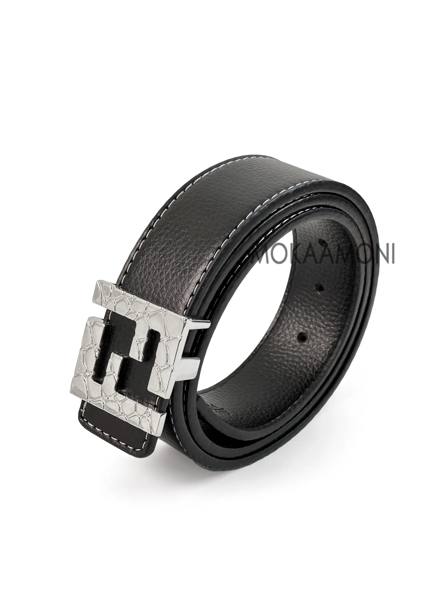 Men's Fashion Belt Solid Alloy Buckle, Universal Waistband Match Jeans Trousers For Business Travel Daily Wear