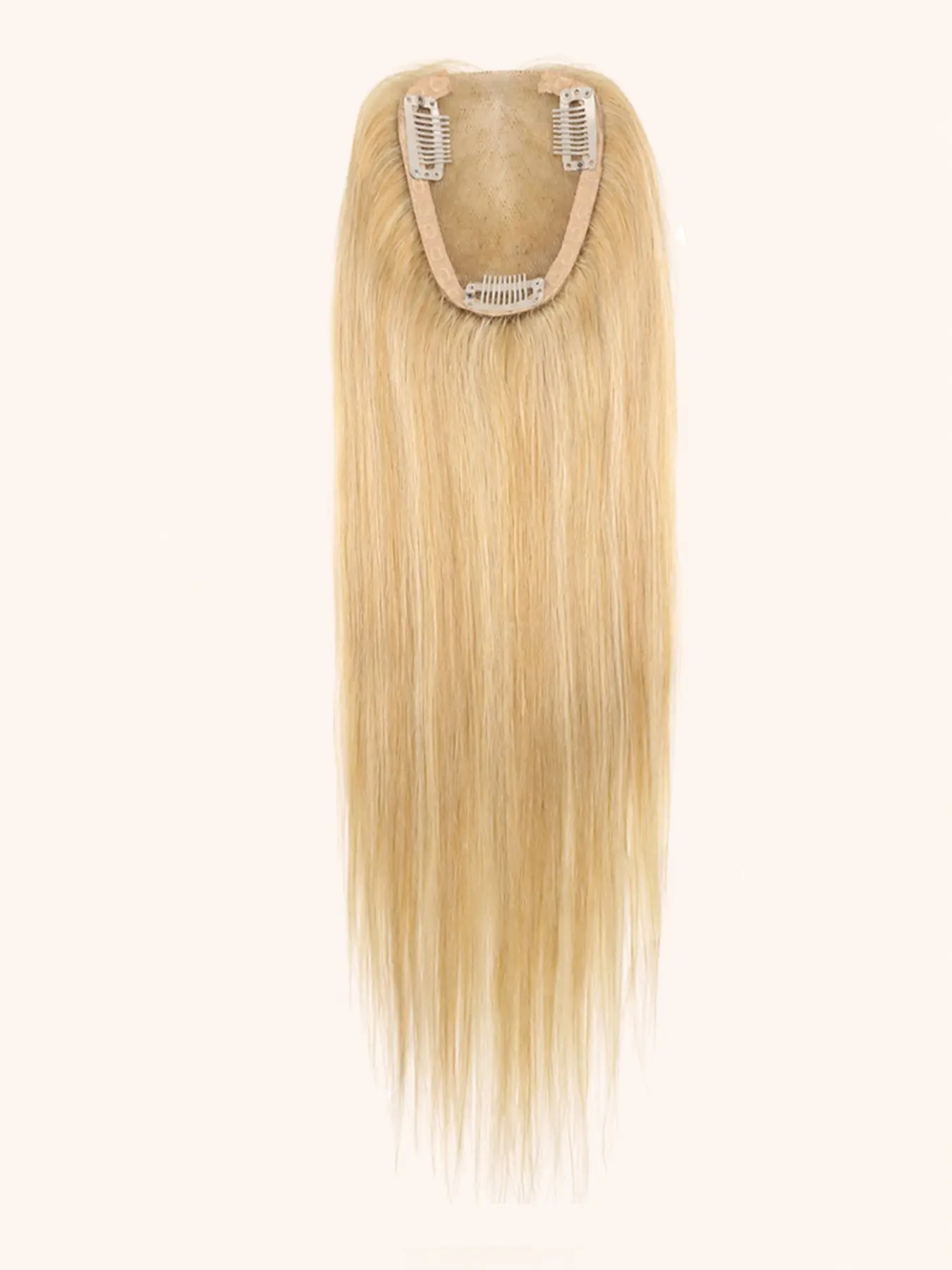 Human Hair Topper for Women, Lightweight Clip-In Hairpiece for Added Volume and Coverage, Breathable Comfortable Design for Effortless Everyday Styling