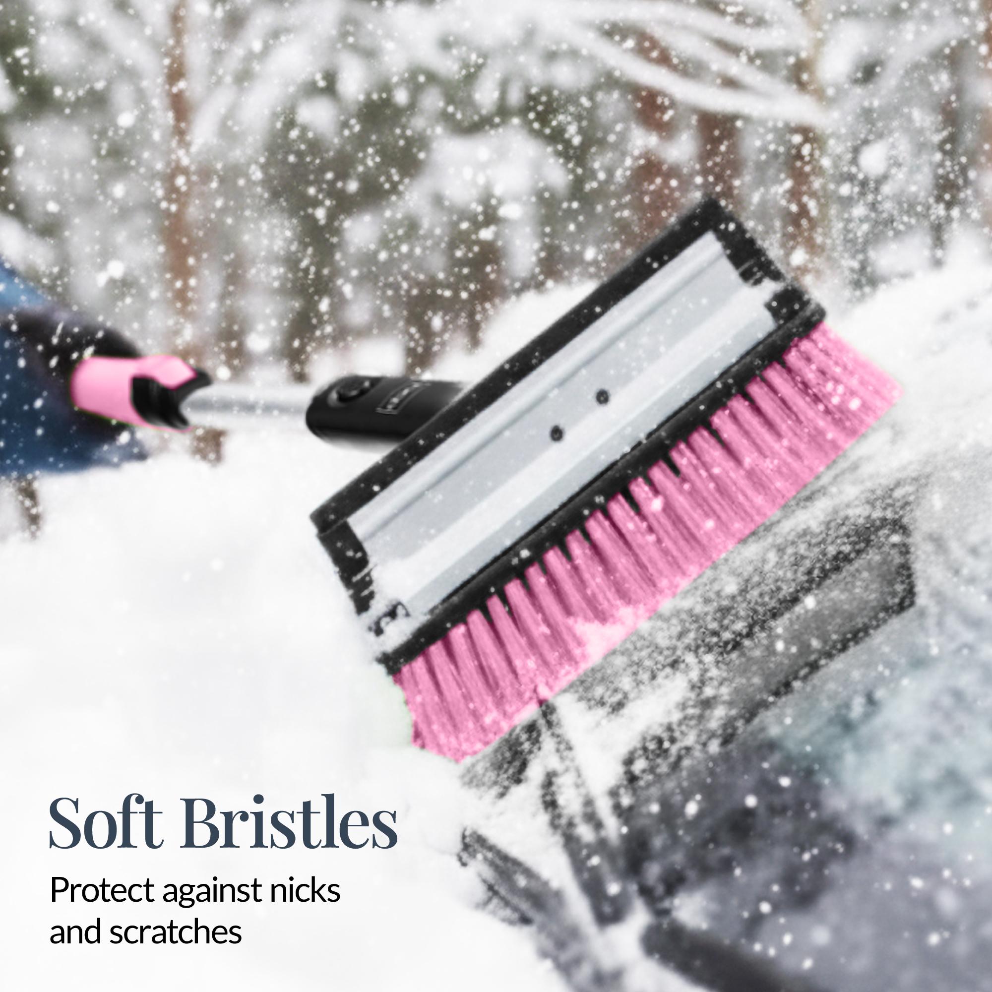 39 Extendable Snow Brush with Squeegee & Ice Scraper, Auto Snow Brush, Auto Ice Scraper"