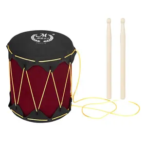Indian Drum Handheld Drum with Drumsticks, 8 inch Rubber Drum Musical Instrument for Teenager & Adult, Birthday Gift, Vanity Decor Accessories