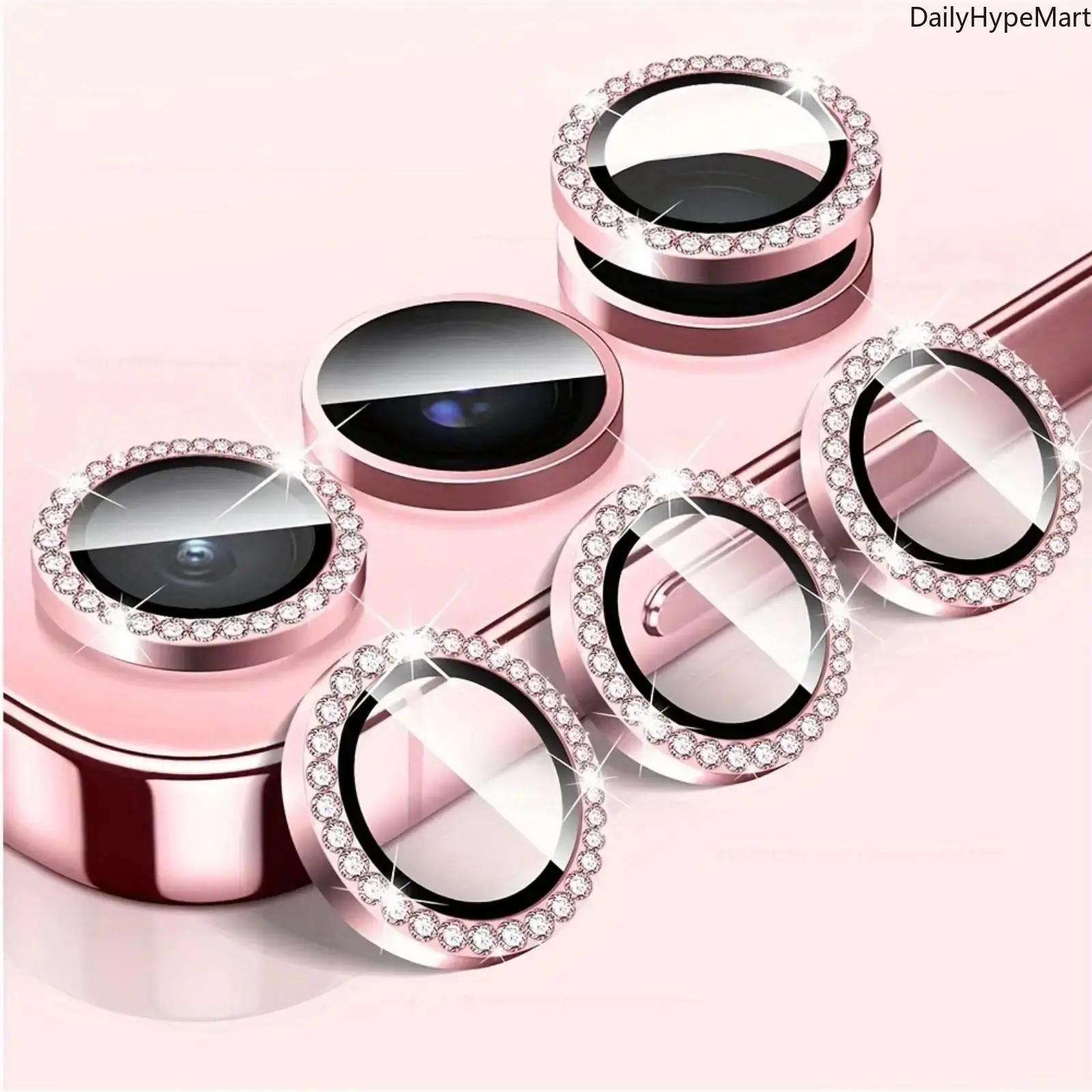 Metal Durable Cellphone Camera Lens Protection Ring, Anti-Scratch Mobile Accessories with Easy Installation for Samsung Galaxy S25-S24 Series, Smartphone Lens Attachment, Optimal Photo Quality