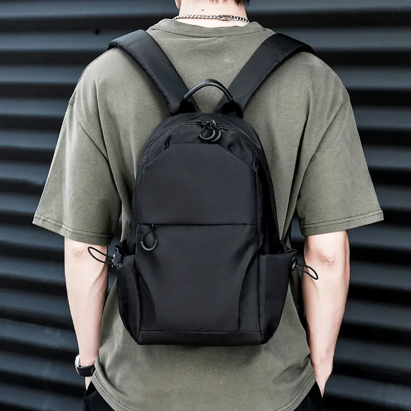 Small men's backpack, trendy mini lightweight school bag, sports short-trip travel small backpack, waterproof