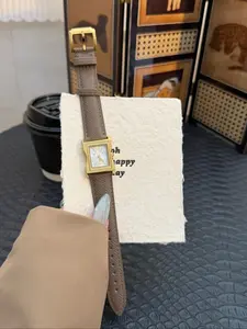 Women's Elegant Rectangle Watch, Quartz Analog, Mineral Glass Dial, Face, Alloy Case, Buckle Closure, Gift for Friends