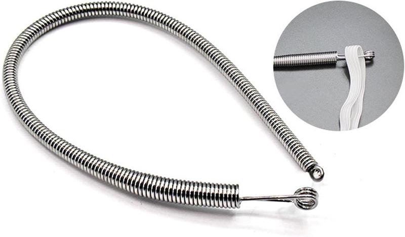 3PCS Spring Loop Threader, Bendable Multi-Purpose Cord Threading Tool for Eyelets, Elastic and Lace