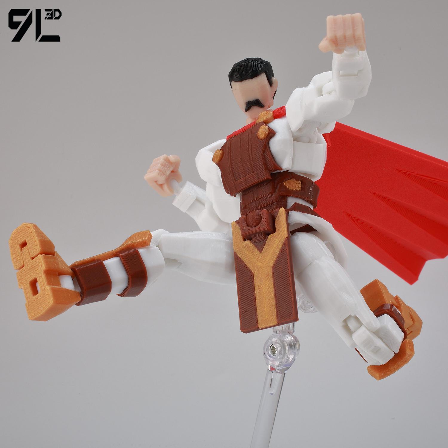 9L3D Printed NEWInvincibles Tech Jacker Titan13 Lucky13 Action Figure Dummy13 Motorcycle Multi-Jointed Collectible Model Toy T13