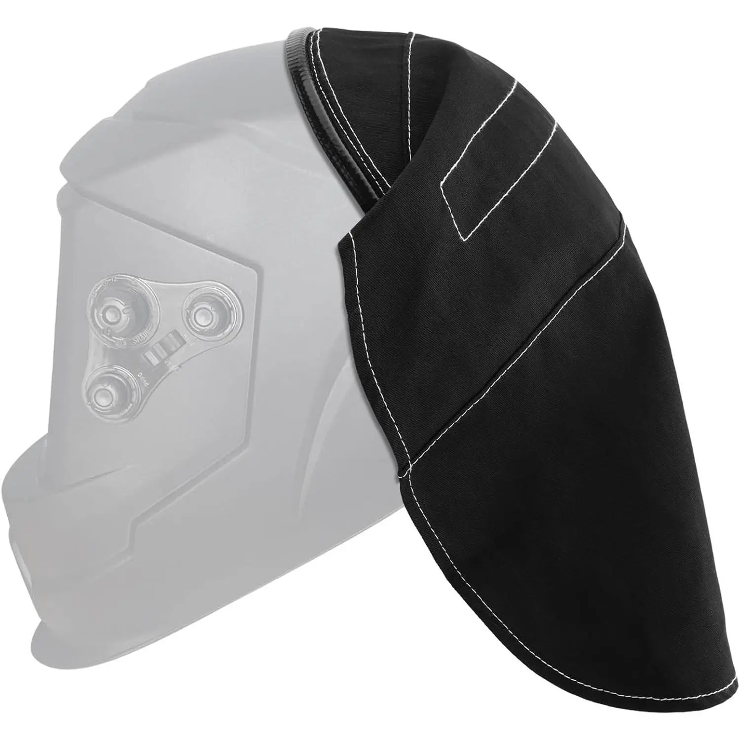 Helmet Cover, Extended Hood with Press Fit Seal for Most Helmets|-Retardant, Breathable, Machine Washable Cover with Press Fit Seal Helps Block Sparks, Light, and Uv Exposure