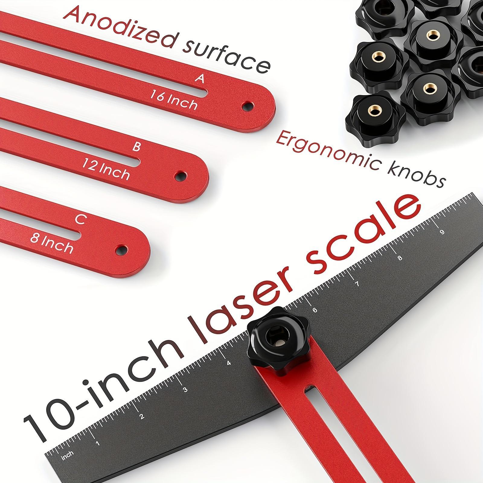 Stair Tread Template Tool, Solid Stair Tread Gauge, Shelf Layout Tool & Stair Tread Template Tool Jig, Stair Tread Measuring Tool