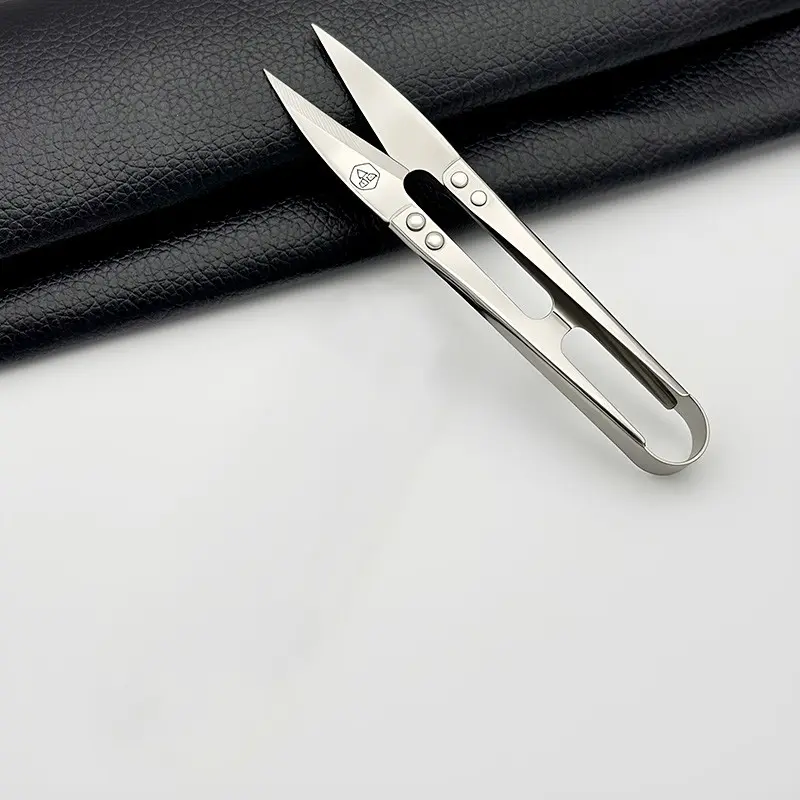 Stainless Steel Thread Trimmer, Small Scissors for Home Use, U-Shape Cross Stitch Sewing Scissors, Tailor's Scissors, Sewing Tools