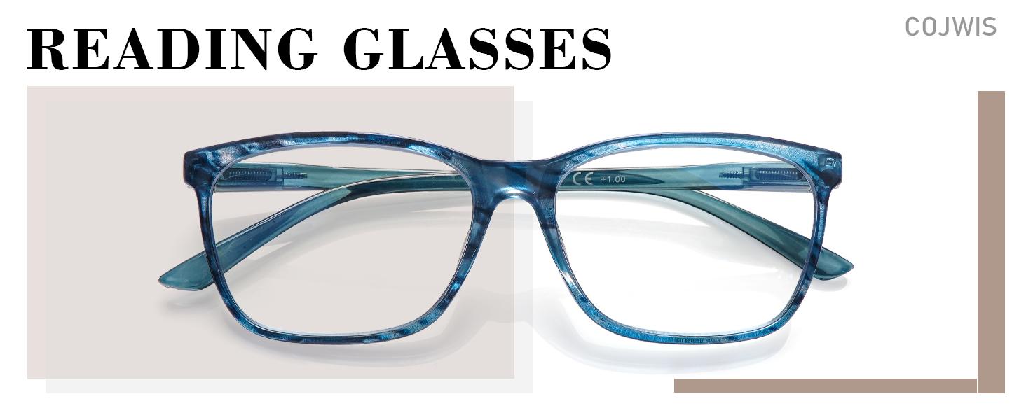 Progressive Multifocus Reading Glasses Blue Light Blocking,Spring Hinge Readers for Women Men (Mix Color, 3.50, multiplier_x)