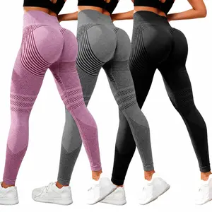 RICH BRIA 3D Scrunch Butt Lifting Leggings - High Waisted Compression Seamless Tummy Control Butt Sculpting Workout Pants Anti Cellulite Yoga Tights for Women - Firm & Smooth Gym Activewear