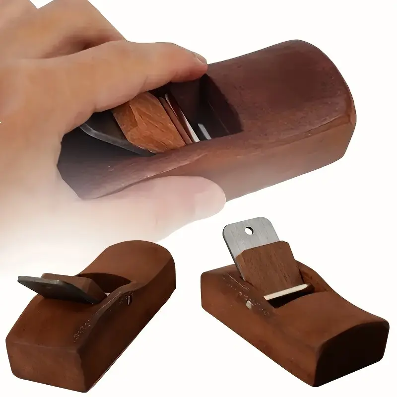 Home and Garden Mini Woodworking Flat Wood Hand Planer, Carpenter Woodcraft Tool, Mini Car Planer