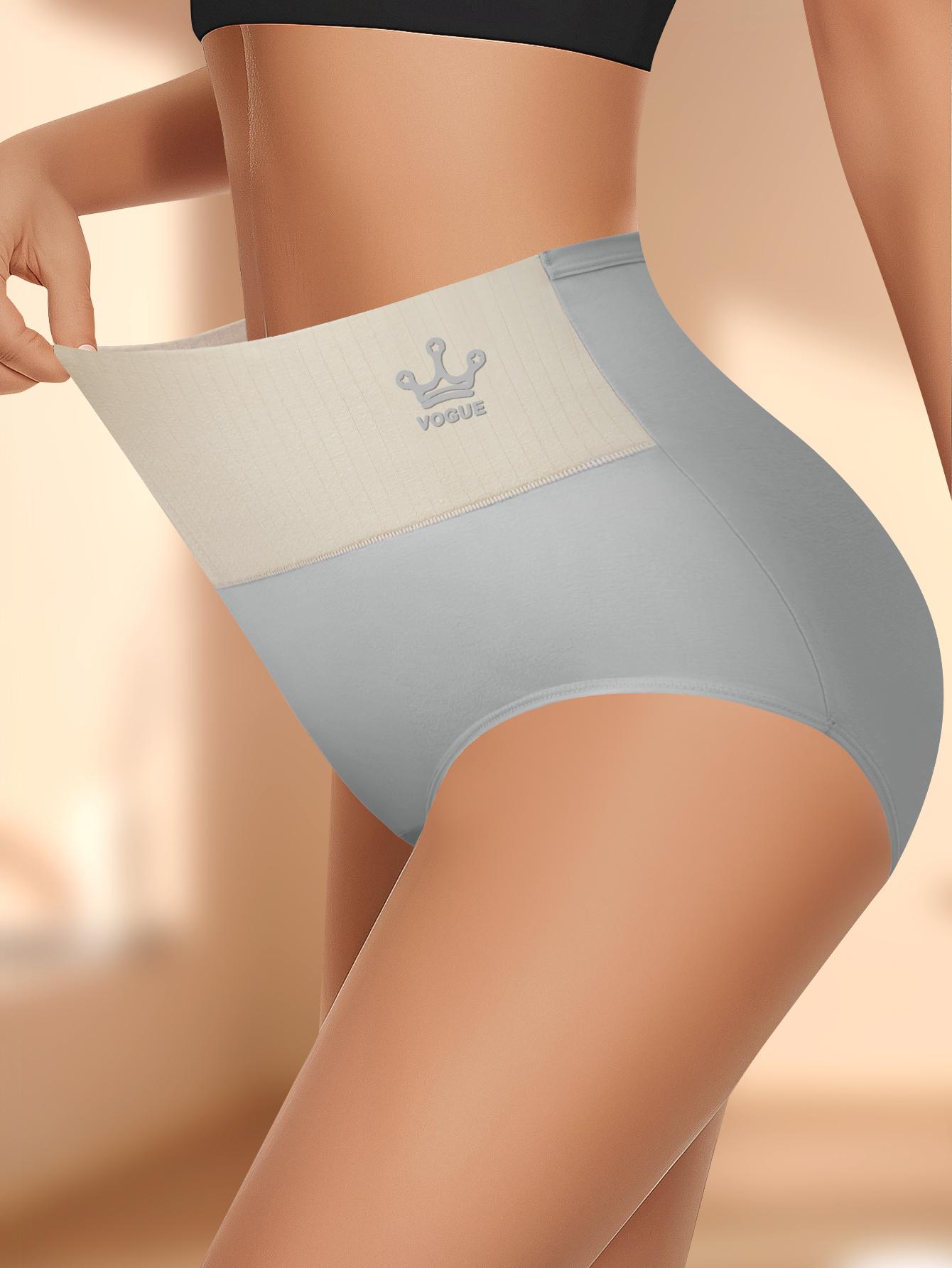 QUASTI 7-Piece High Waisted Cotton Women's Underwear, Featuring Color Blocking Design, Daily Comfortable Skin Friendly Underwear, High Elasticity Anti Rolling And Hip Lifting Women's Underwear, Cute, Elegant & Fashionable Underwear, Minimalism, S-XXL QUASTI 7-Piece High Waisted Cotton Women's Underwear, Featuring Color Blocking Design, Daily Comfortable Skin Friendly Underwear, High Elasticity Anti Rolling And Hip Lifting Women's Underwear, Cute, Elegant & Fashionable Underwear, Minimalism, S-XXL
