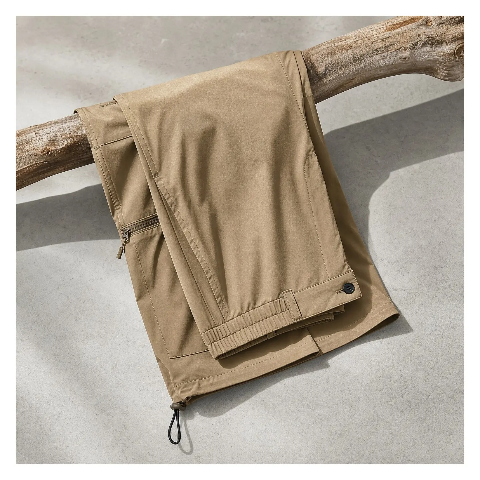 Men's Lightweight Water-Resistant Hiking Pants | 4 Pockets, Stretch Quick Dry Breathable Fabric, Convertible, Outdoor Fishing Jogger, Travel Casual Work Pants for Athletic Sports, Climbing, CampingGift