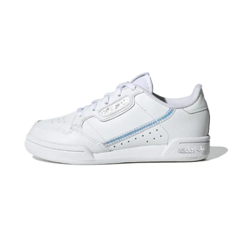 adidas Originals Continental 80 Classic Casual Low-Top Kids Sneakers - Comfortable, Durable - Style FU6668