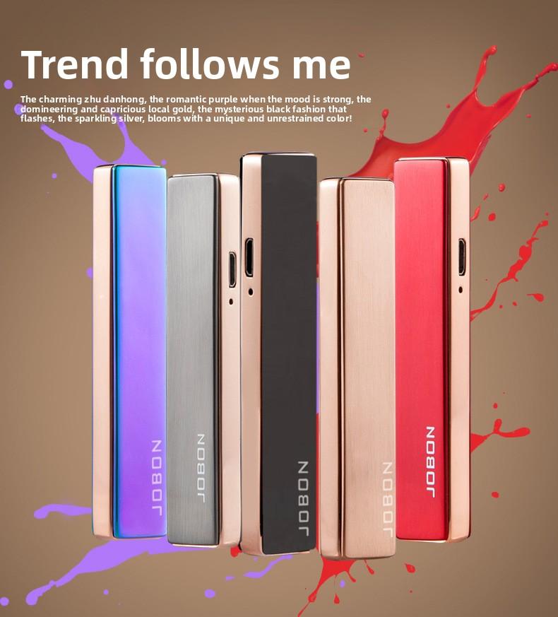 USB Rechargeable Lighter Ultra-thin Metal Tungsten Wire Windproof Electronic Cigarette Lighter