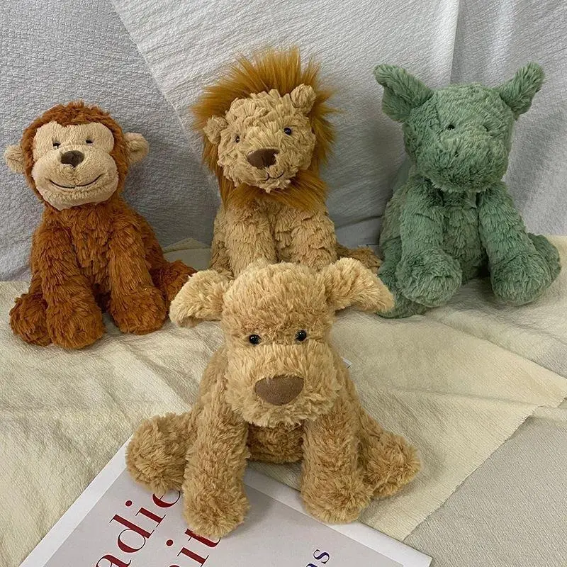 Wave Green Dragon Plush Toy Lion Doll, a Comforting and Companion Gift for Girls