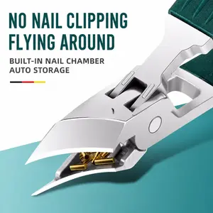 Precision Ingrown Toenail Clipper – Angled Blade, Splash-Proof Design, Sharp Heavy Duty Trimmer for Thick Nails, Home Use Nail Care Tool