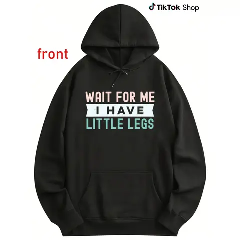 Casual Graphic Hoodie for Men & Women, Funny Sarcasm Long Sleeve Pullover in Soft Fabric for Outdoor Wear