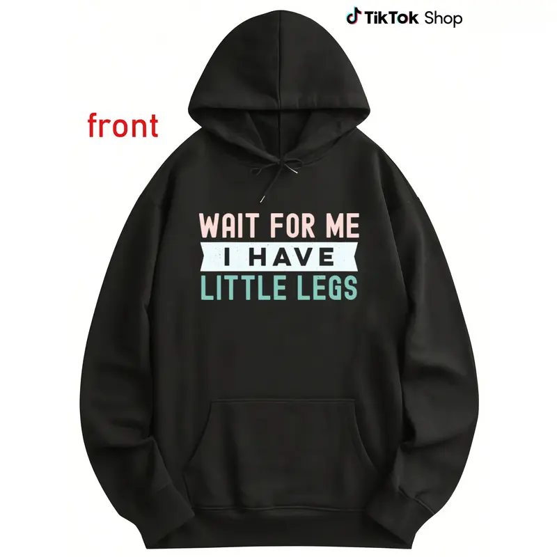 Casual Graphic Hoodie for Men & Women, Funny Sarcasm Long Sleeve Pullover in Soft Fabric for Outdoor Wear