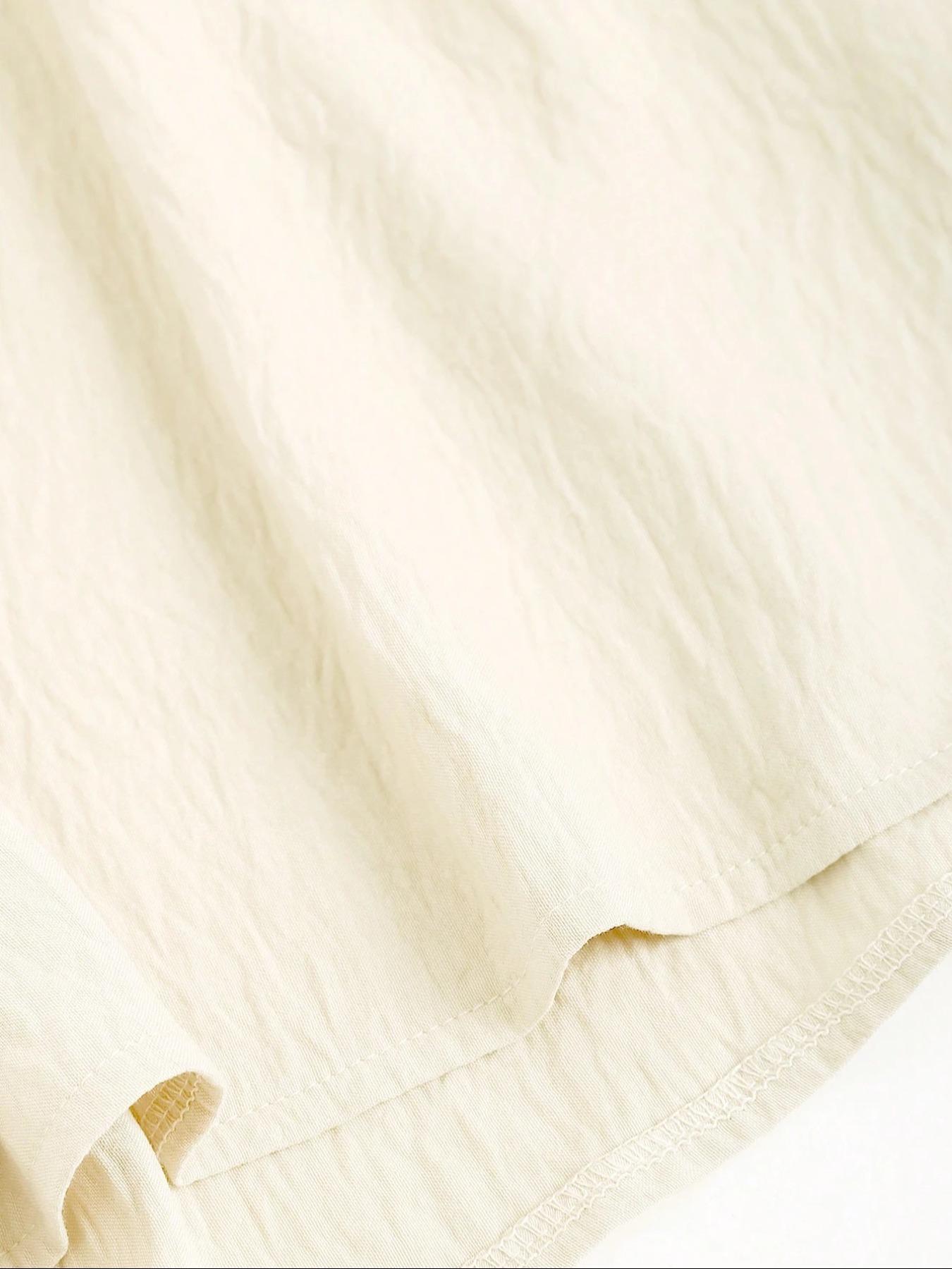 Two-Piece Set Women's Basic Solid Color Crop Tube Top & Elastic Waist Shorts Set, Casual Fashion Cozy Outfits for Daily Outdoor Wear, Ladies Clothes for Summer