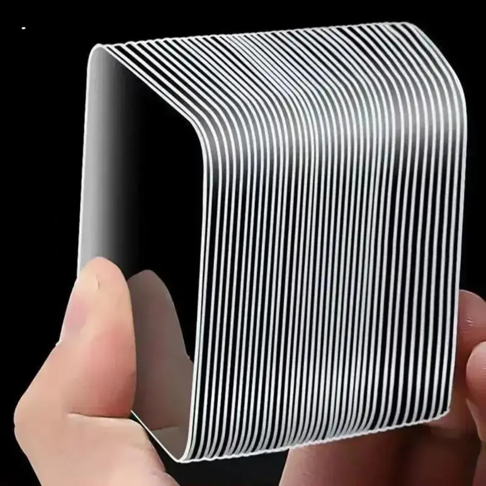 2026 New 10Pcs Portable Double Sided Rectangle Nano Tape Strips, Extra Strong High Viscosity Heavy Duty Self Adhesive Installation Tape, Waterproof Multifunctional Strip for Household & Office Decor, Nano Tape Double Sided