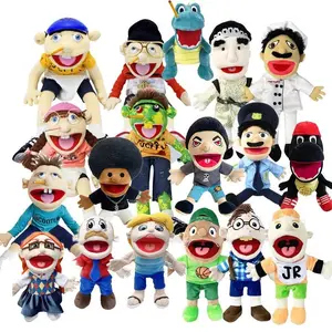 Family Hand Puppet Pet Booger Feebee Rocker Zombie Dad Mom Chef Price Police Junior Joseph Cody Penolope Open Mouth Muppet