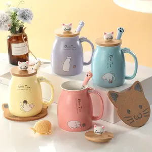 Cat-Patterned Ceramic Mug