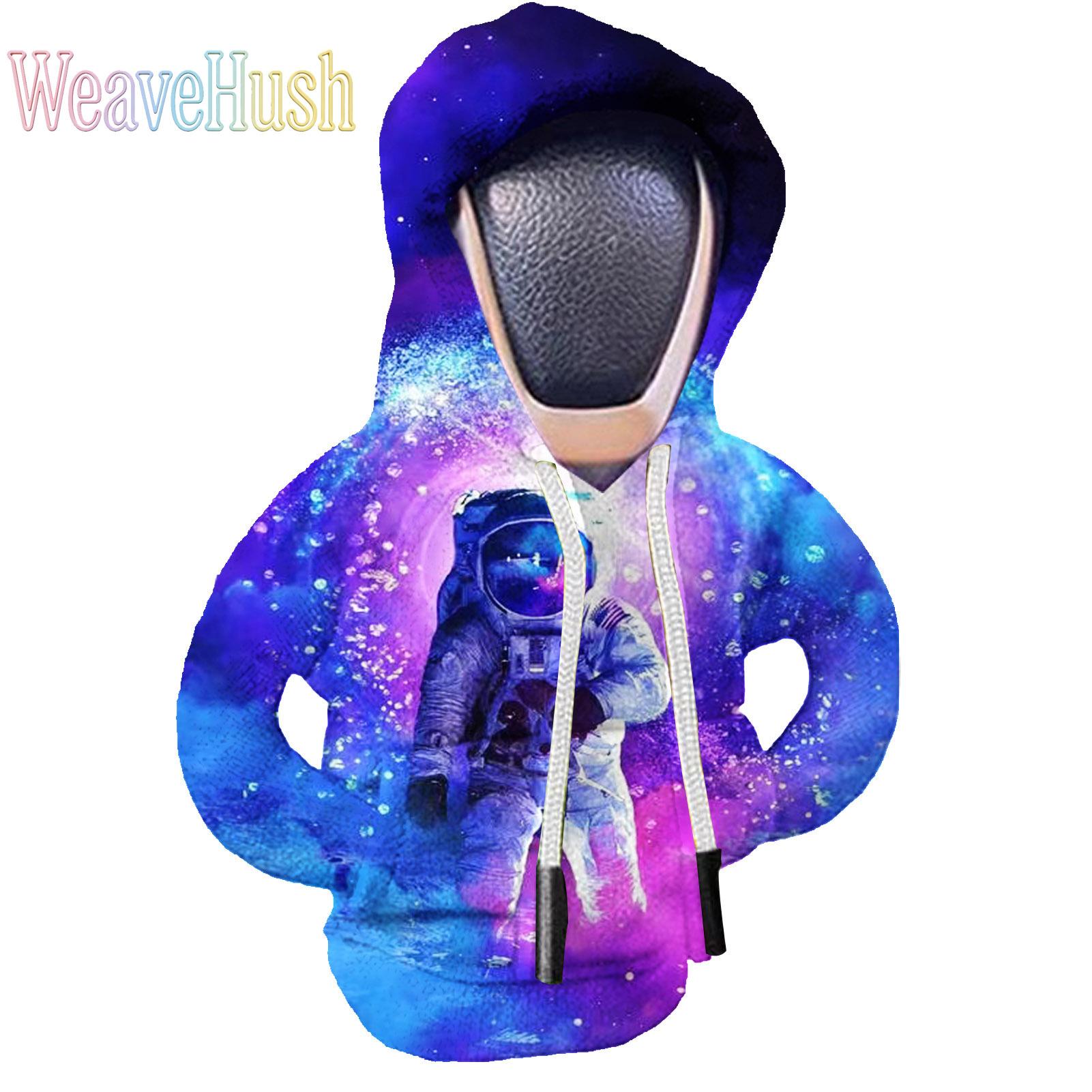 Creative Hoodie Style Car Gear Shift Knob Cover, Sweatproof Sweater Design Gear Lever Protector, Fashion Automotive Interior Decoration Accessories, Anti-Slip Hand Sweat Protection Shift Gear Clothes for Universal Vehicle Interior Decor