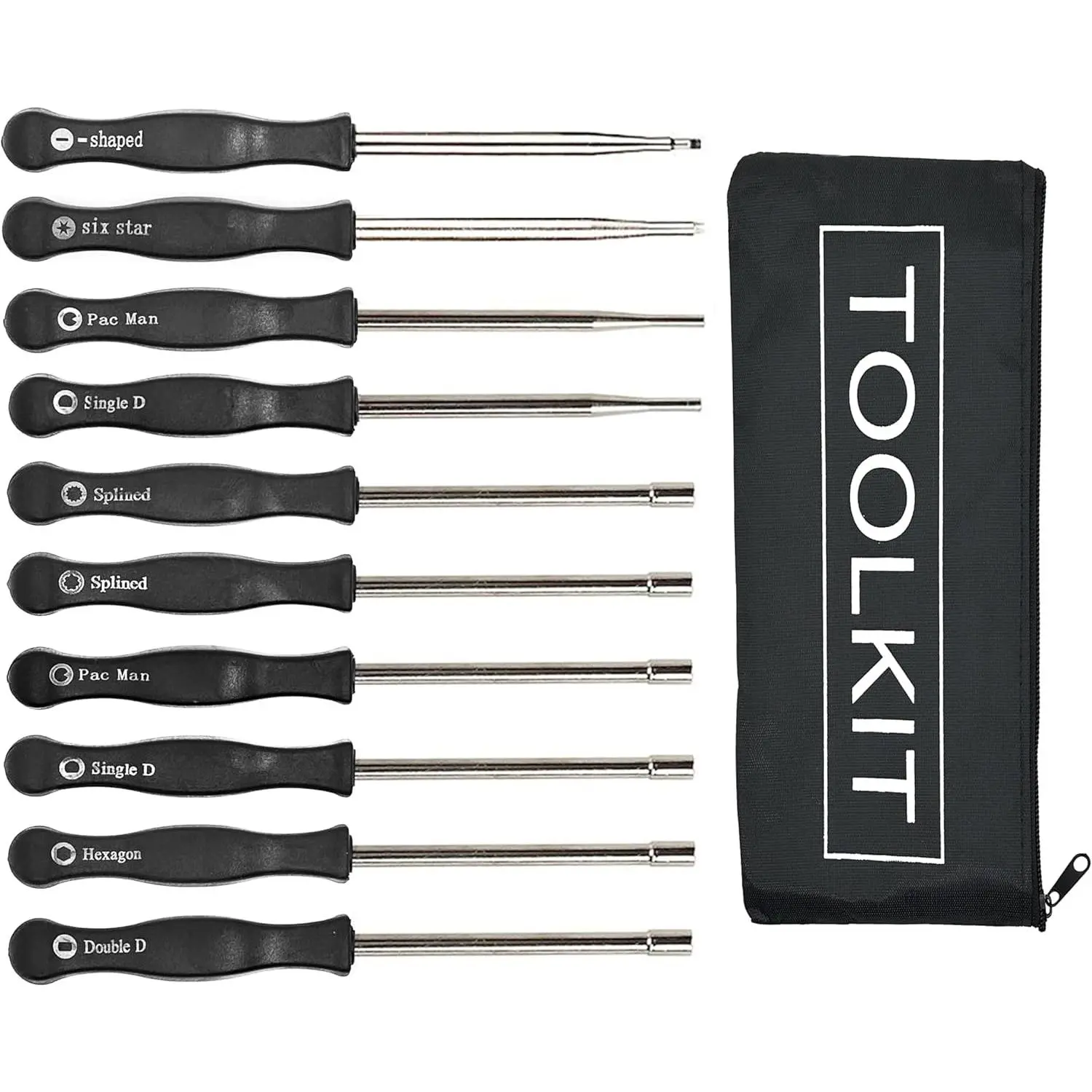 10-Piece Carburetor Adjustment Screwdriver Combo Kit for Most 2-Cycle Small Engine Trimmers, Chainsaws, Leaf Blowers