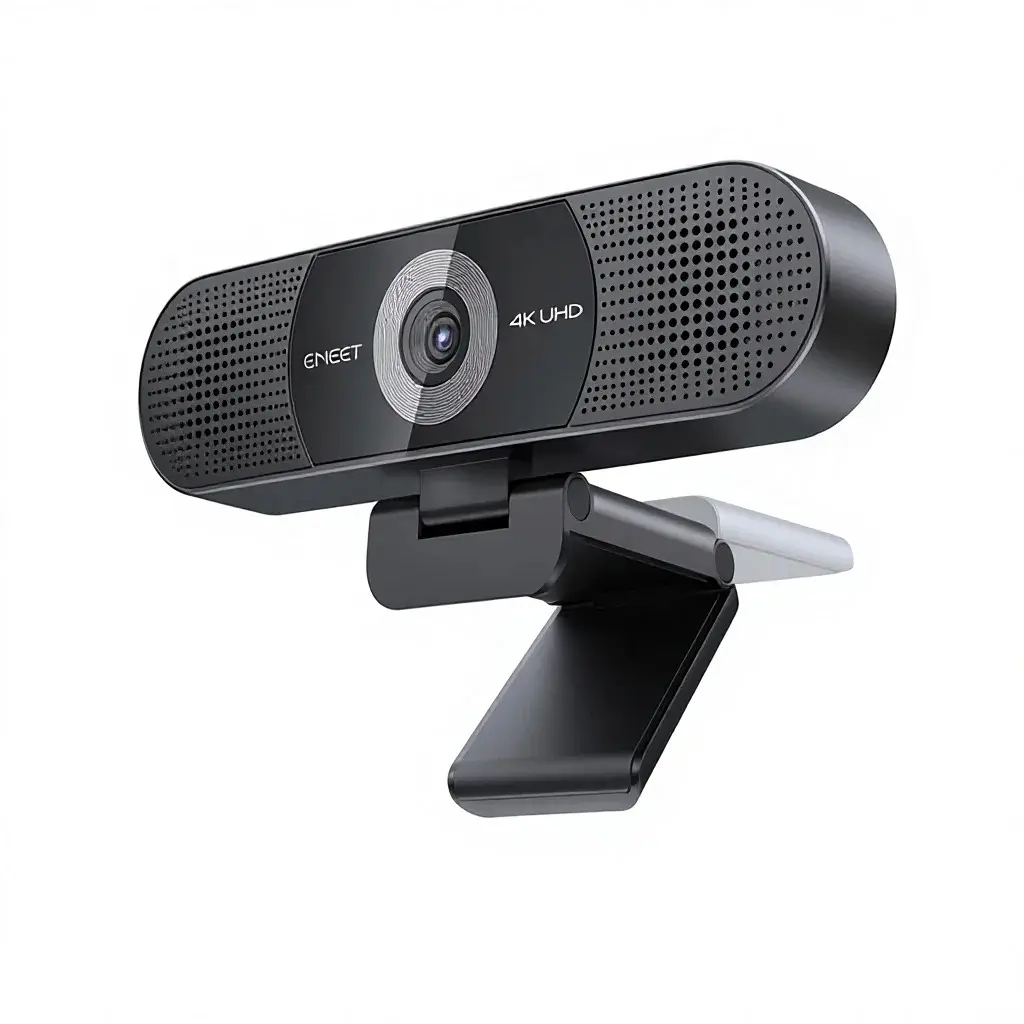 1080P USB Network Webcam with 90° FOV, Dual Microphones for Online Calls, Meetings, Streaming (Console Camera Accessory for Gaming Consoles)