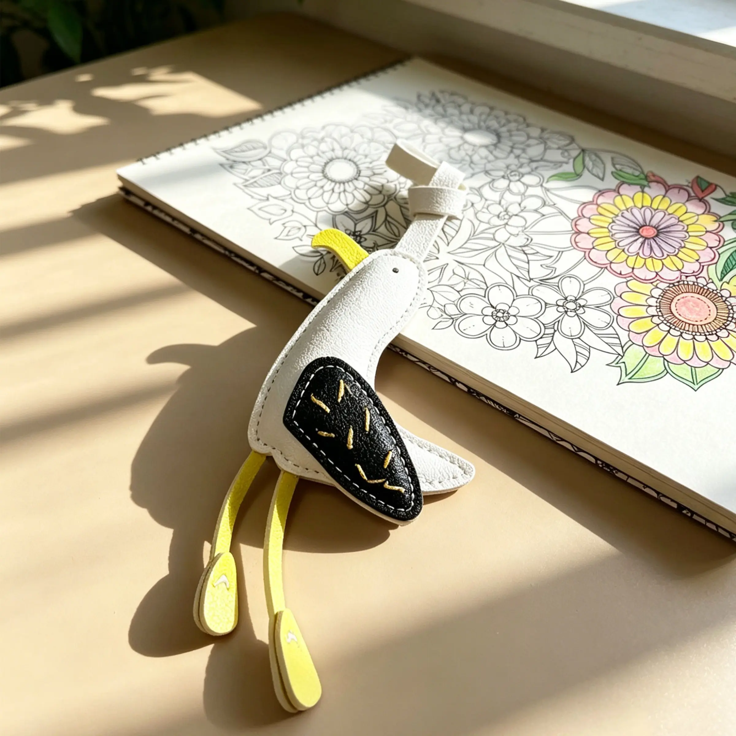 1 Pc Cute Seagull Keychain, Bag Charm, Car Key Ring Accessory, Ideal Holiday Gift for Friends, Adorable Decoration, Perfect Present