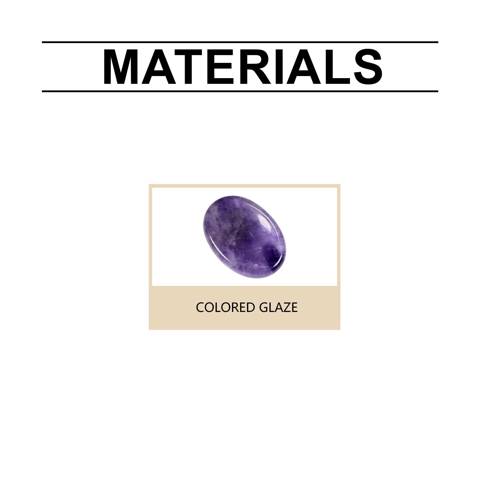 Hoexe Purple Glass Bracelet Glass Crystal Personality Fashion Decoration Clothing Accessory Hand Beaded Bracelet