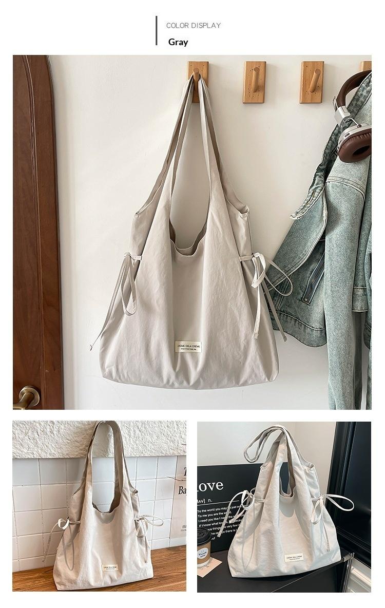 New Fashion Simple Shoulder Bag Women Large Capacity Comfortable Versatile Texture Tote Bag Simple Casual Storage Handbag
