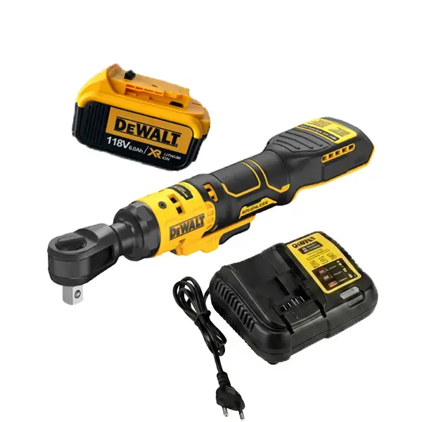 DEWALT DCF512 20V Lithium Battery Brushless Power Wrench Kit - 1/2-in Variable Speed Cordless Ratchet, High Torque Brushless, 250 rpm Speed Dial, for Fast Engine Repair, Mechanic Garage Use, Lithium Battery Wrench