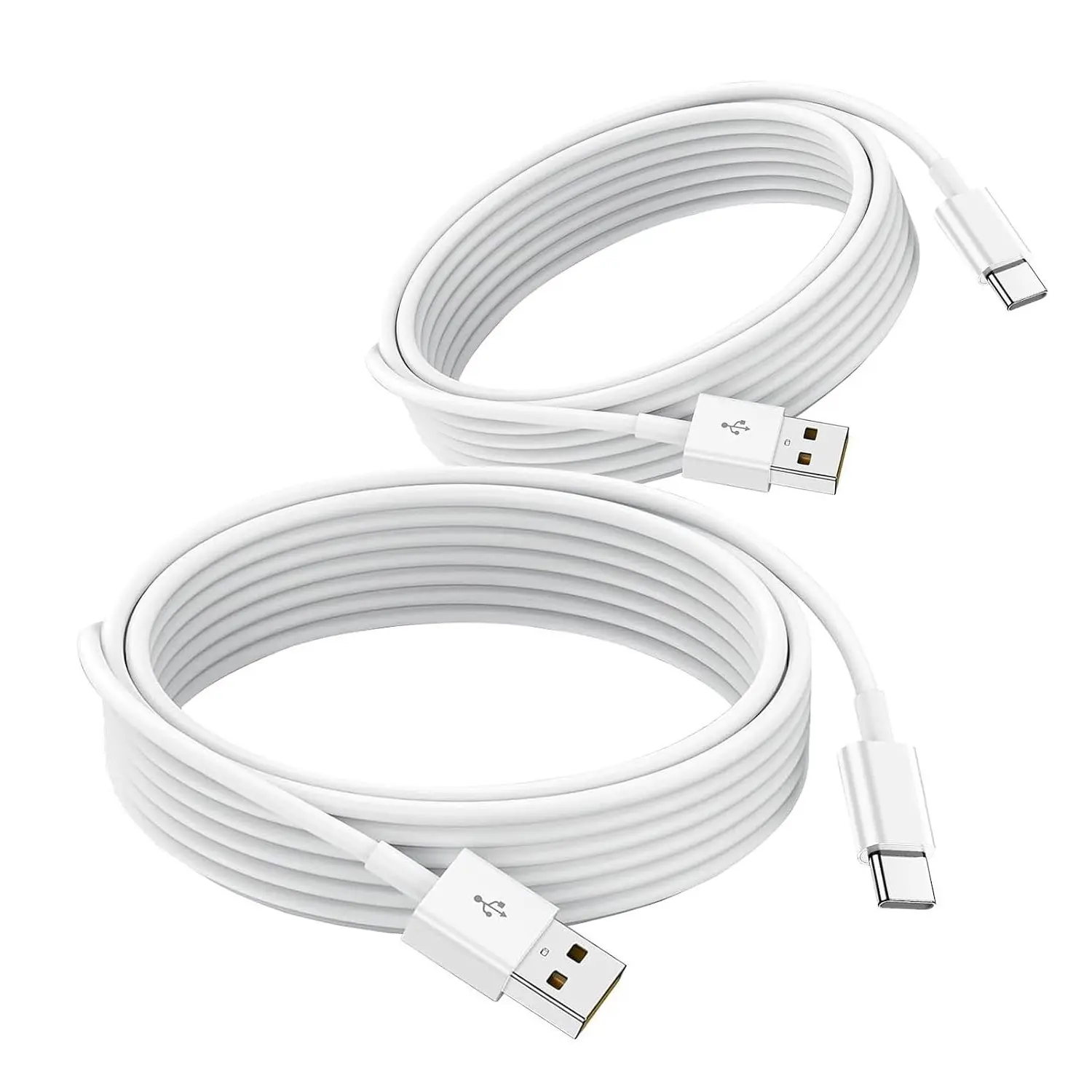2 Pack USB A to USB C Fast Charging & Data Cable for CarPlay Android Auto Navigation, Compatible with iPhone 17 Air/15/16/16e, iPad, Samsung, Google Pixel, Moto, LGGift