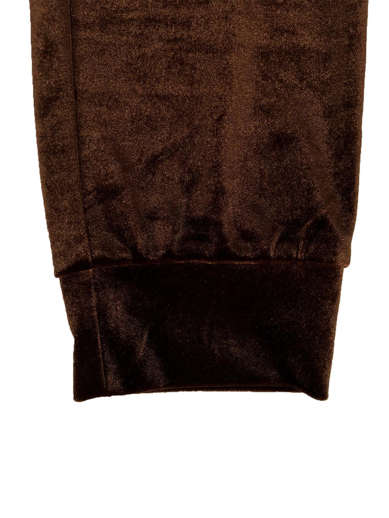 Joyfunear Women's Velvet Tracksuit Set: Hooded Zip-Up Jacket + Jogger Pants