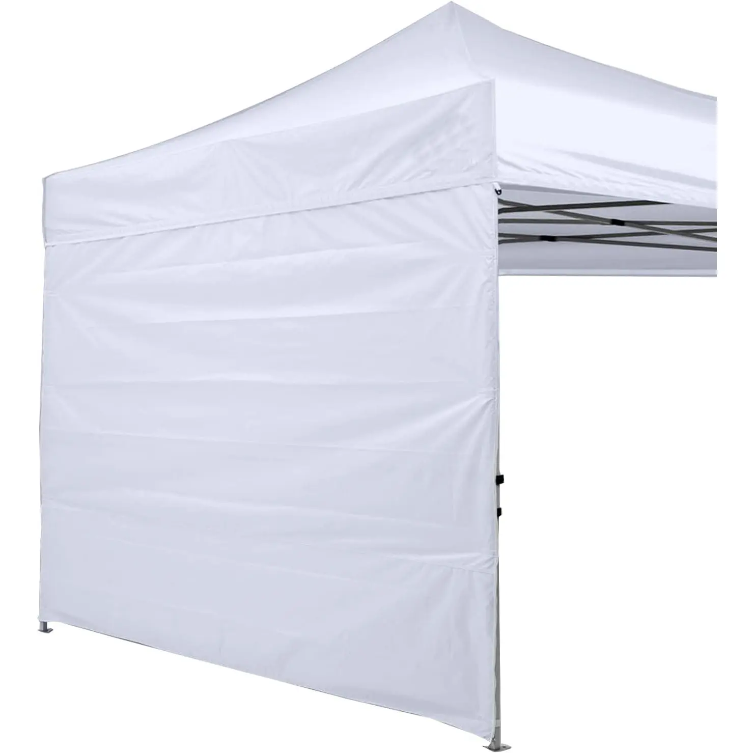 White 10x10 FT Outdoor Events Instant Canopy Sidewall, 1 Pack, No Frame or Top Included