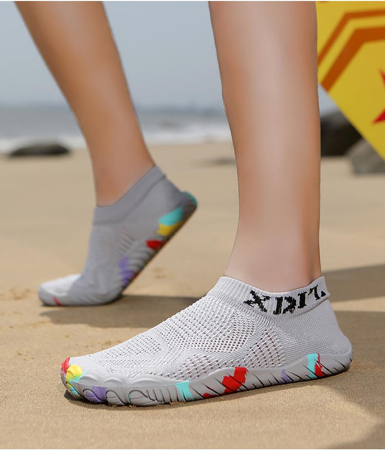 Men's and women's quick-dry wading shoes, outdoor non-slip water shoes, indoor fitness amphibious thick-soled anti-puncture shoes