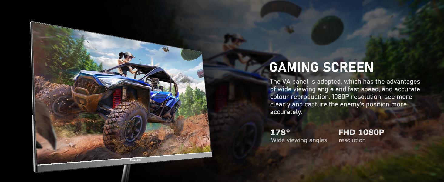 Black 24.5 Inch FHD 1080p Gaming Monitor - 300/200Hz Refresh Rate Flat Panel, 1ms Response Time, Bezel-Less, 98% sRGB, 178° Viewing Angle, Adaptive Sync, HDMI, DisplayPort, 75x75mm Wall-Mount Compatible, 300Hz Refresh Rate Computer Monitors Black 24.5 Inch FHD 1080p Gaming Monitor - 300/200Hz Refresh Rate Flat Panel, 1ms Response Time, Bezel-Less, 98% sRGB, 178° Viewing Angle, Adaptive Sync, HDMI, DisplayPort, 75x75mm Wall-Mount Compatible, 300Hz Refresh Rate Computer Monitors