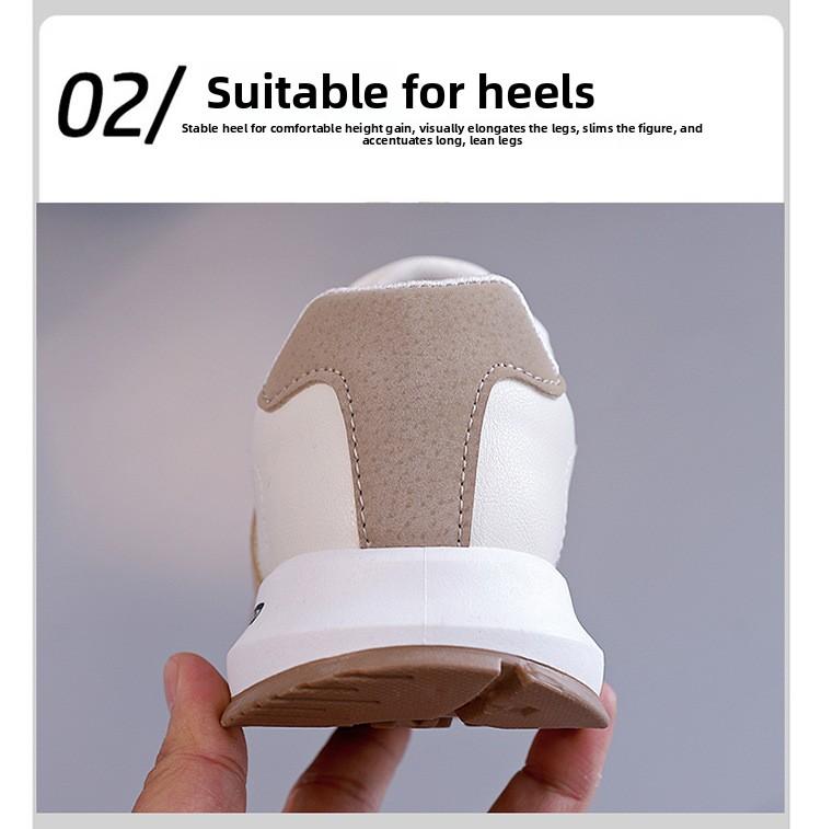 2026 Autumn New Women's Sports Shoes, Student Color-Block Hong Kong Style Round-Toe Dad Shoes, Casual German Training Shoes