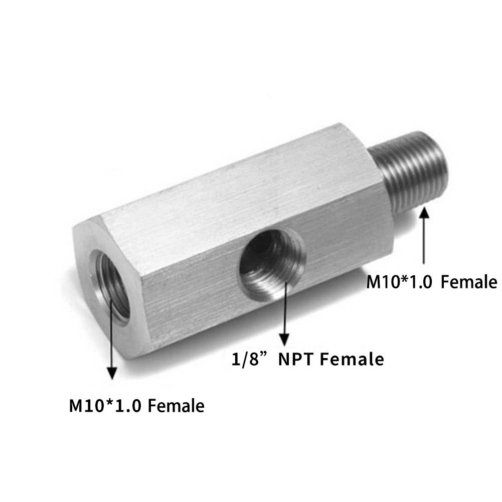 Car modification accessories: oil pressure sensor connector, stainless steel turbocharger connector