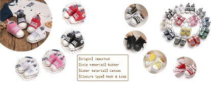 Unisex Baby Girls Boys Canvas High-top Shoes, Newborn Infant Anti-Slip Soft Sole Frist Walking Breathable Sneakers