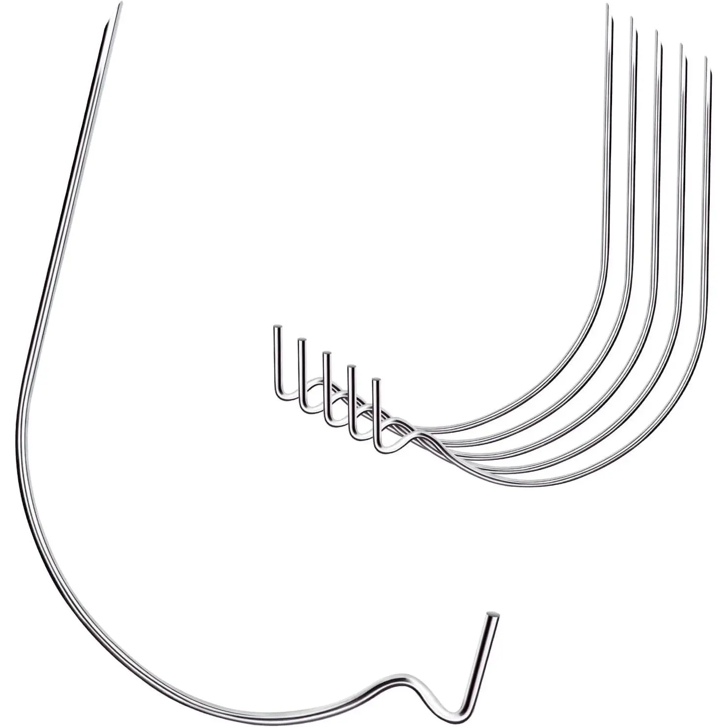 30PCS High-Quality Steel Hercules Super Picture Hanger Hooks, Fit for Drywall, Wood & Plaster Walls, Perfect for Hanging Photos, Artwork, Clocks, Mirrors