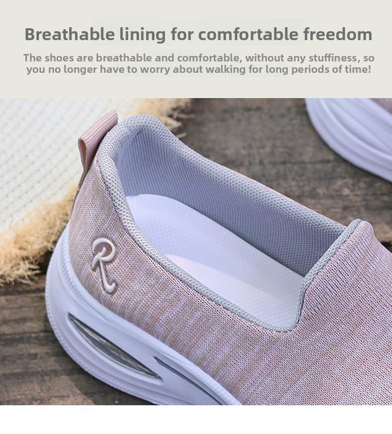 Women's Shoes 2026 Spring/Summer New Foreign Trade Women's Shoes Wholesale Height-Increasing Shoes Breathable Air Cushion Sports Shoes for Women