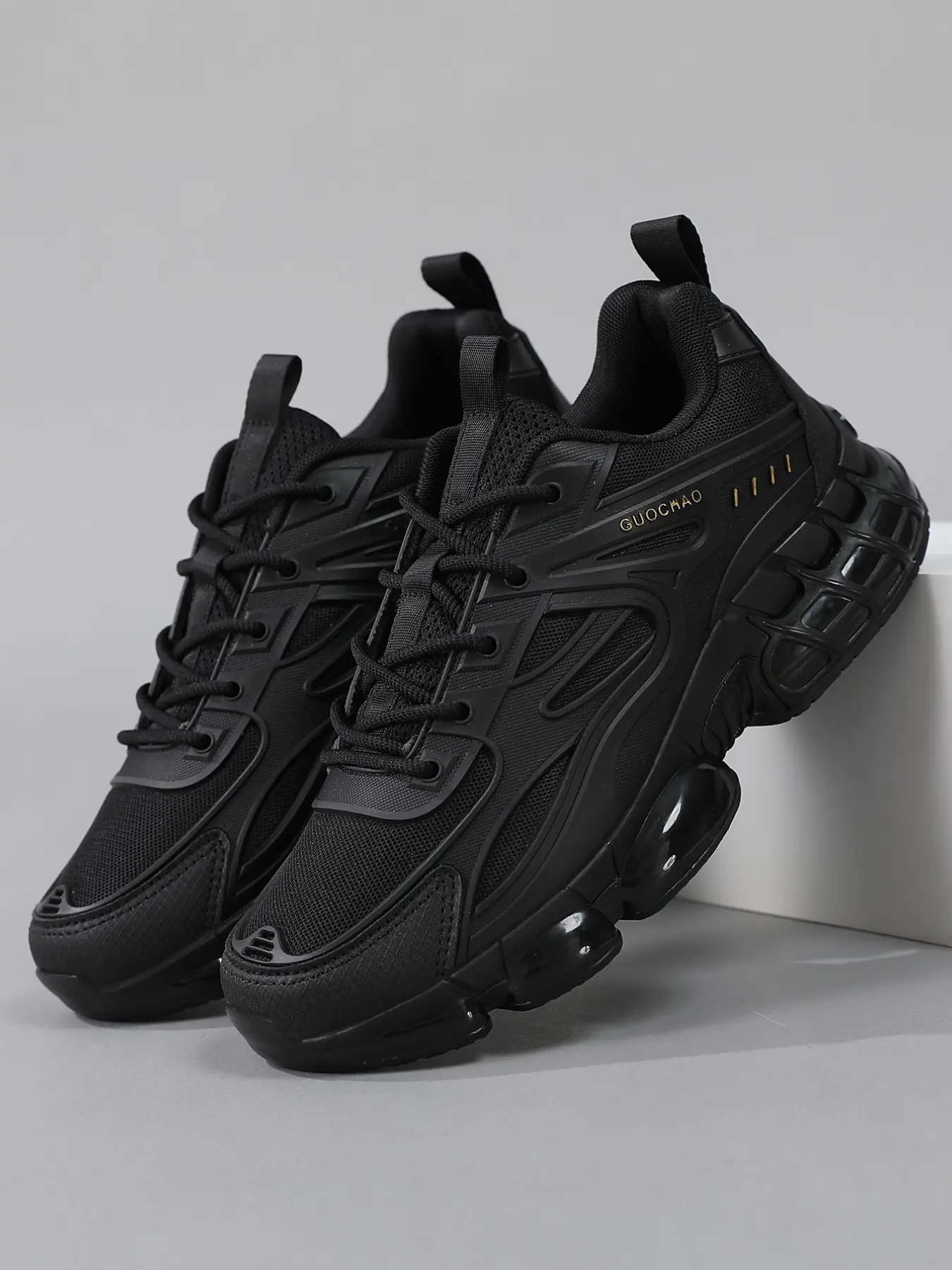 Men's Thick Sole Dad Shoes, Breathable Mesh Sports Shoes, Casual Running Shoes, Cushion Running Sneakers, All Season, Comfortable and Durable, Trendy Outdoor Sneakers
