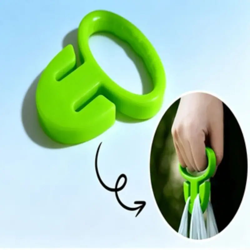 Anti-Chafing Shopping Bag Handle Holder, Portable Grocery Carrier, Ergonomic Hand Grip Tool, Home Use Convenience Aid