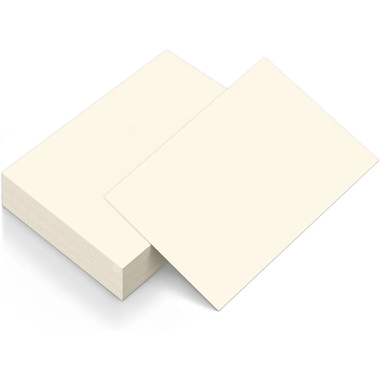 50 Sheets 8.5 x 11 Cream Ivory Off White Cardstock Printer Paper, Perfect for Cards Making, Office Printing, Wedding Crafts
